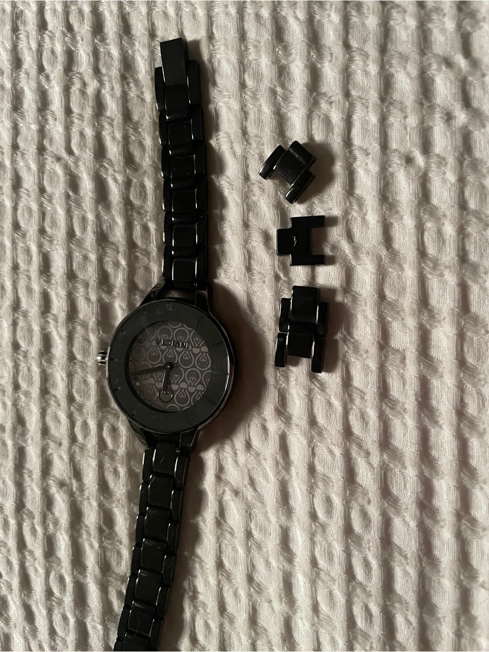 Invicta Black Women's Bracelet Watch with Patterned Dial